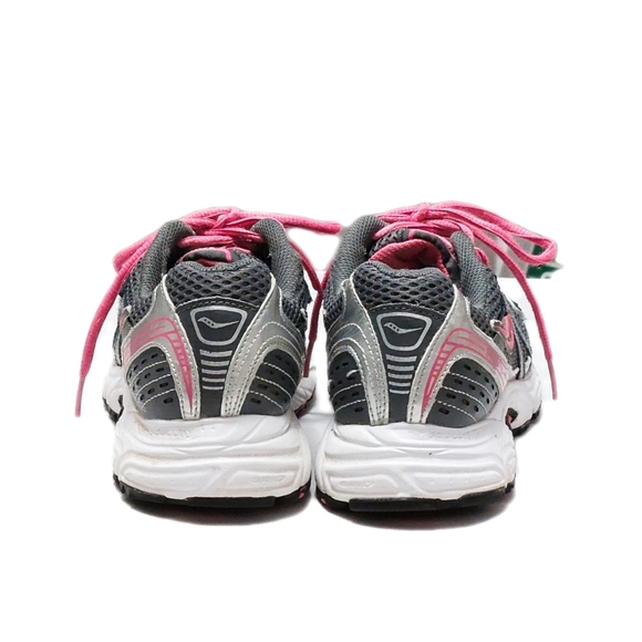 Saucony Womens Oasis Grey with Pink Laces Sneakers Size 9.5 #15096-21 - Picture 4 of 7